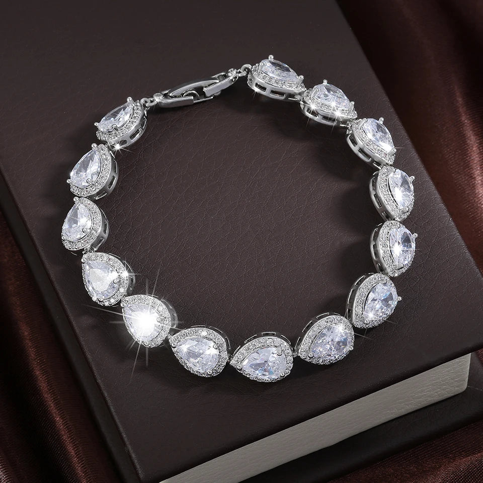 Water Drop CZ Bracelet