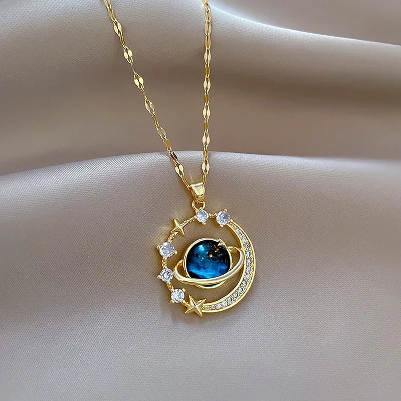 Star Moon Necklace