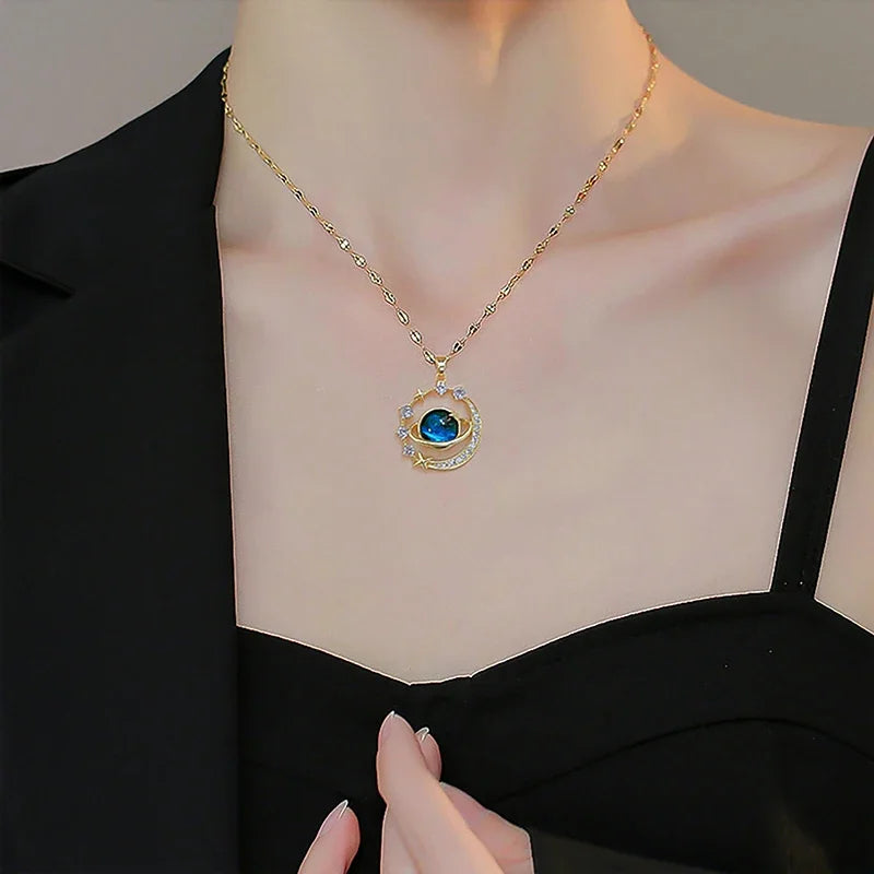 Star Moon Necklace